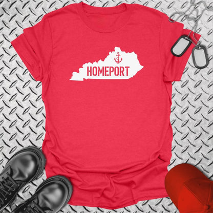 NavyHumor T-Shirt Heather Red / S Homeport Kentucky T-shirt