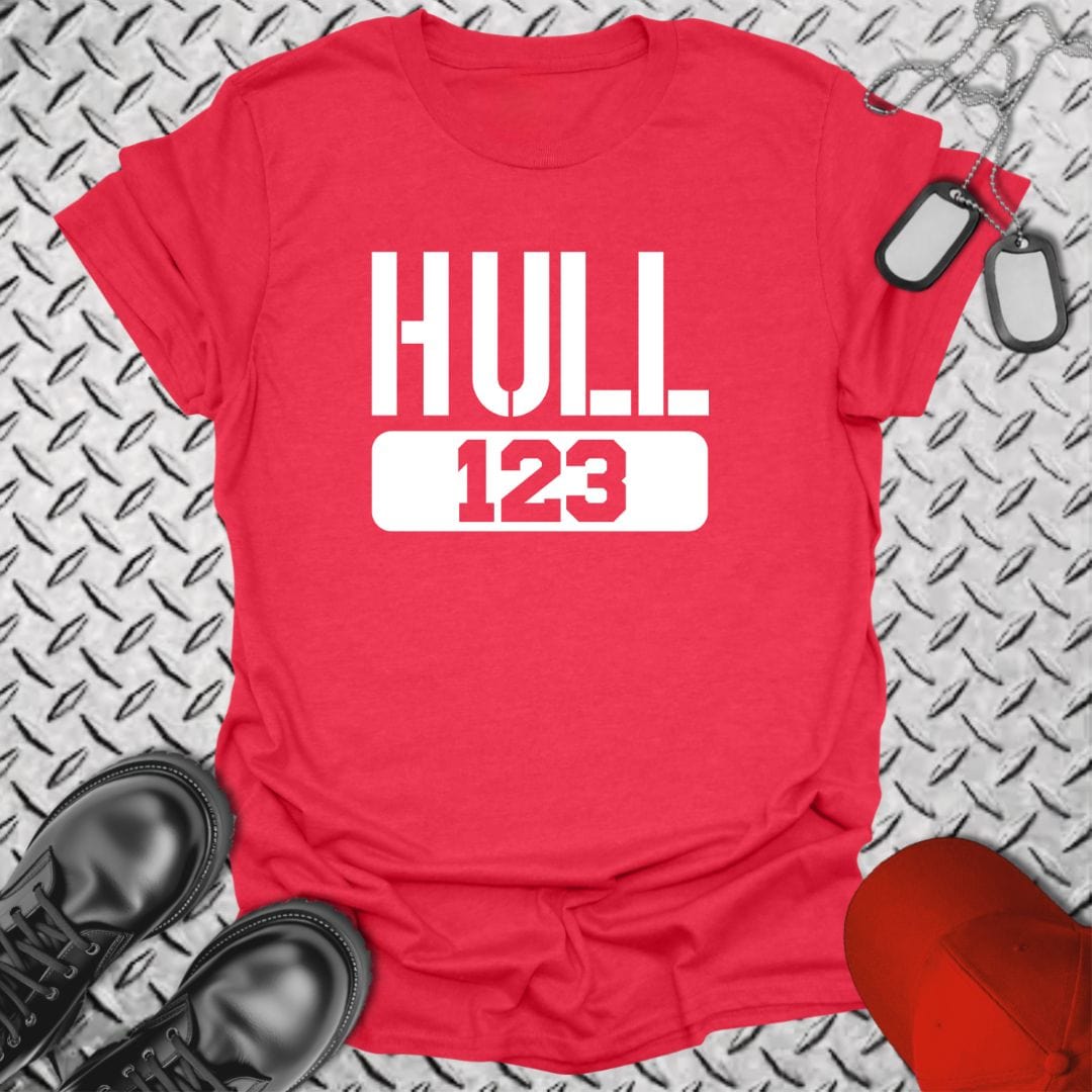 NavyHumor T-Shirt Heather Red / S "Your Command" Hull/Squadron Number T-shirt