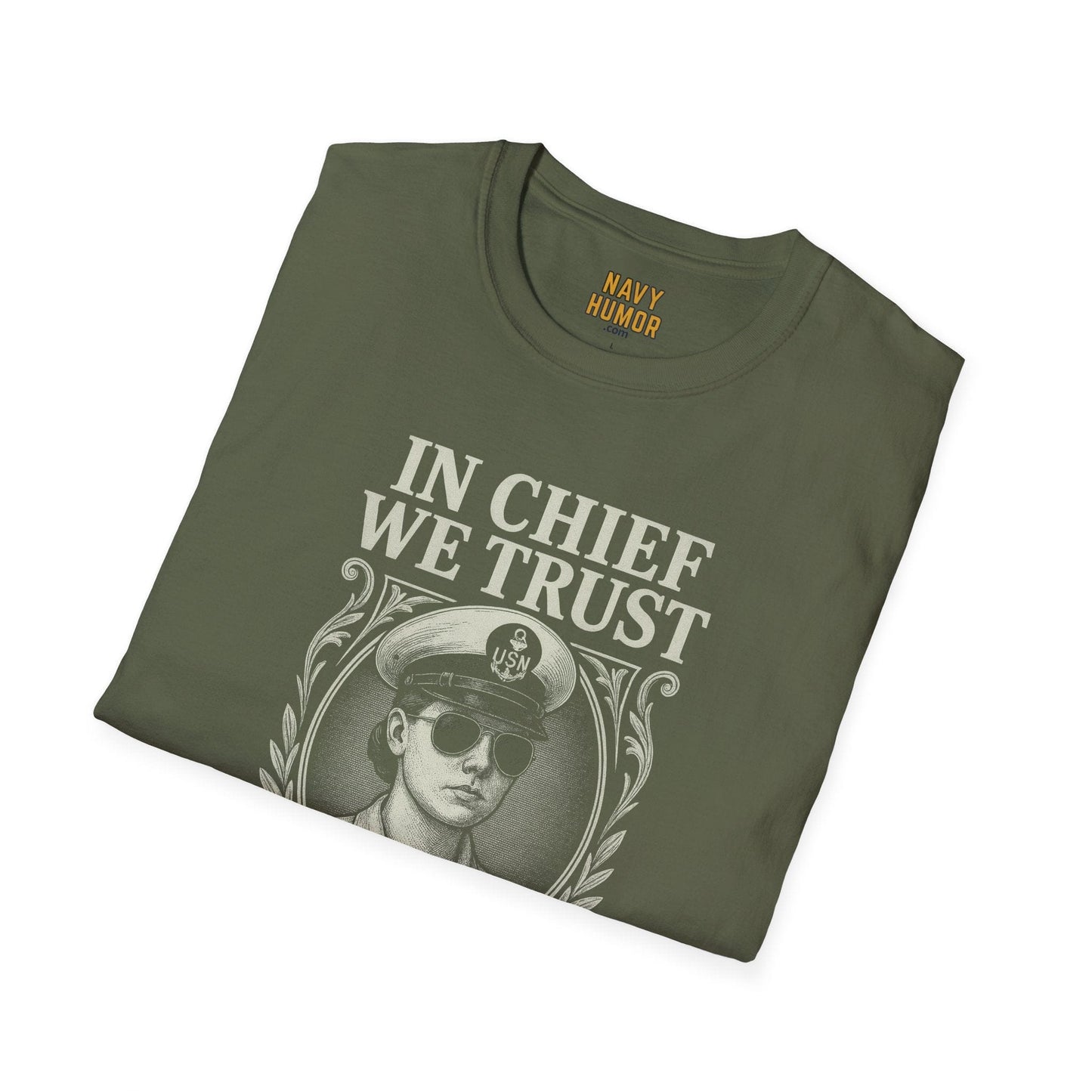NavyHumor T-Shirt In Chief We Trust - Female T-shirt