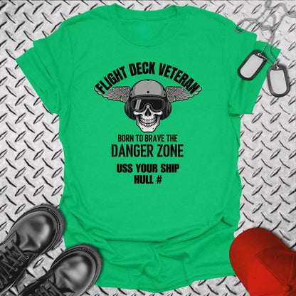 NavyHumor T-Shirt Irish Green / S "Your Ship" Flight Deck Veteran T-shirt