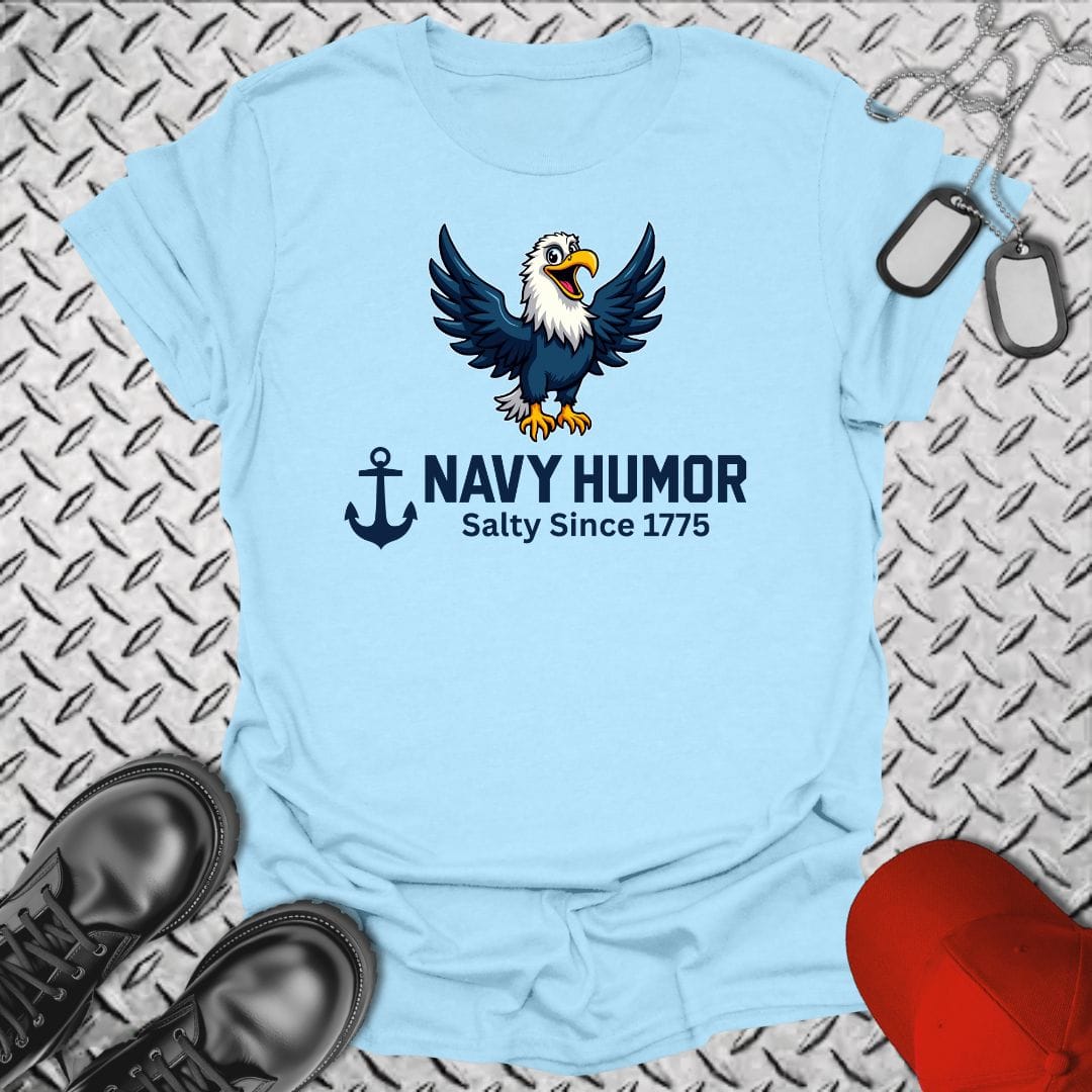 NavyHumor T-Shirt Light Blue / S Navy Humor - Salty Since 1775 T-shirt