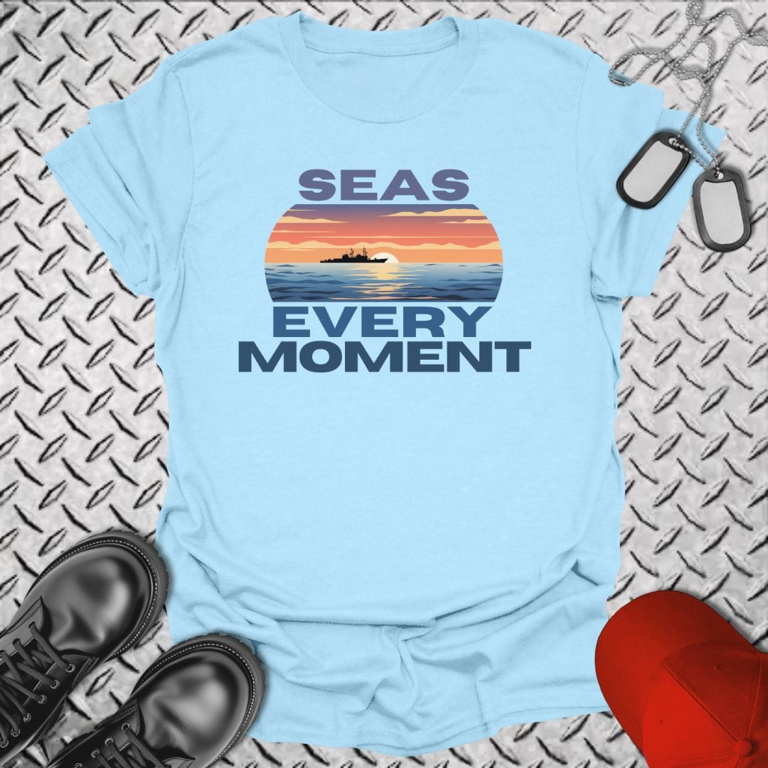 NavyHumor T-Shirt Light Blue / S SEAS Every Moment T-shirt