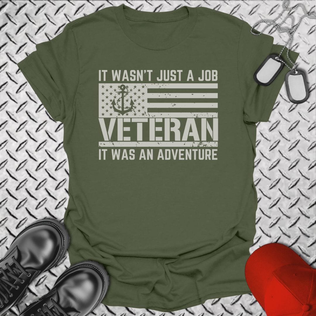 NavyHumor T-Shirt Military Green / S Adventure Veteran T-shirt