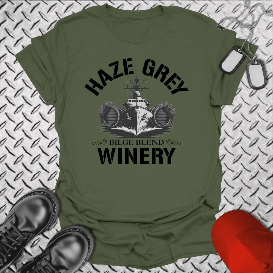 NavyHumor T-Shirt Military Green / S Bilge Wine T-shirt