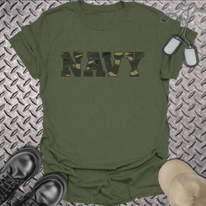 NavyHumor T-Shirt Military Green / S Camo Navy T-shirt