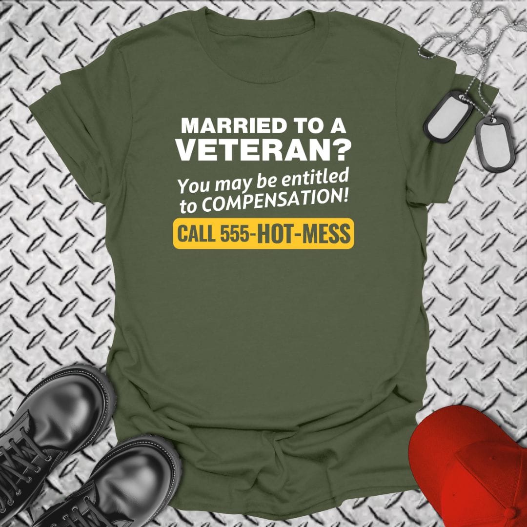 NavyHumor T-Shirt Military Green / S Compensation