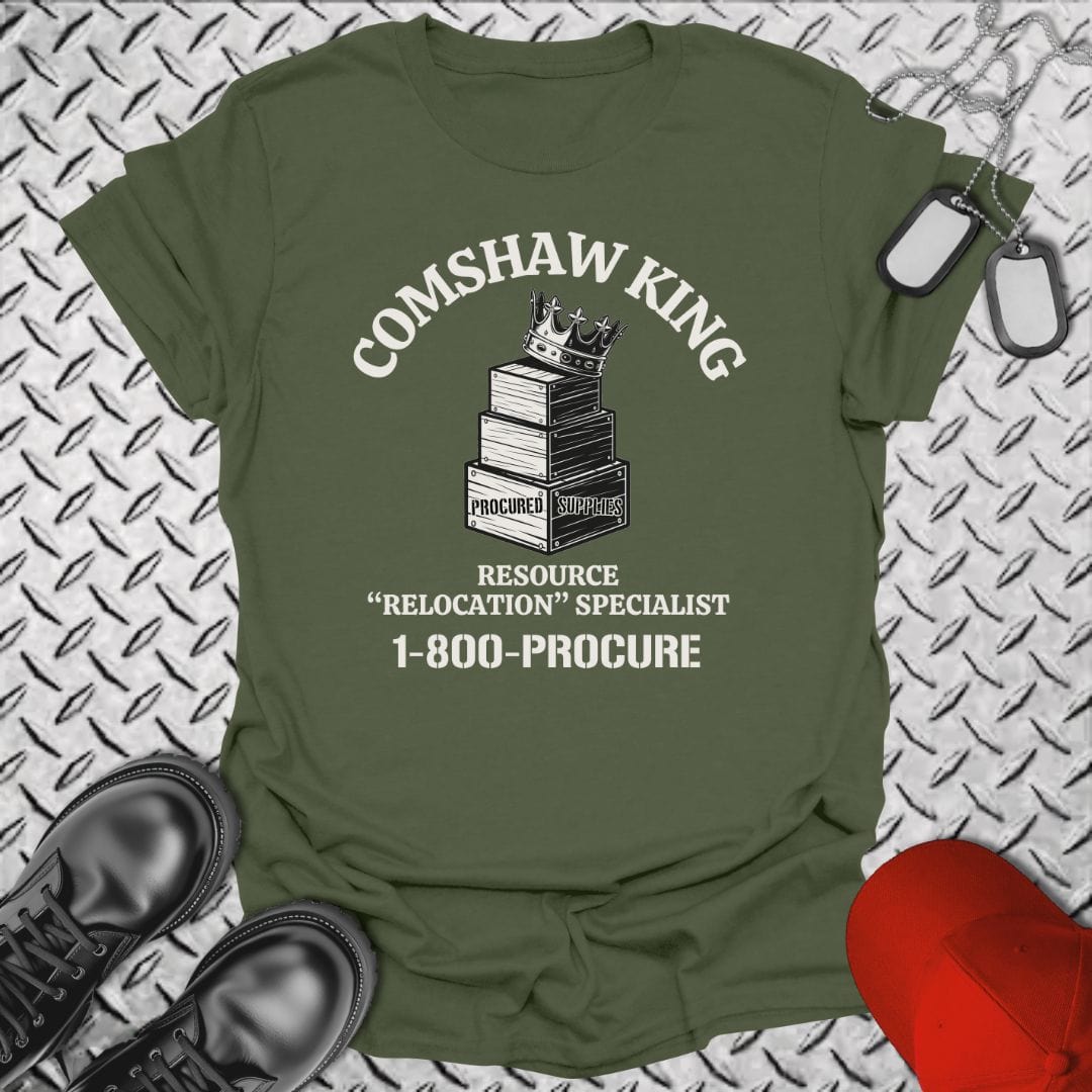 NavyHumor T-Shirt Military Green / S Comshaw King T-shirt