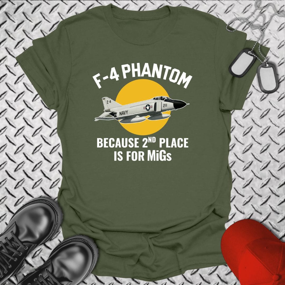 NavyHumor T-Shirt Military Green / S F-4 Phantom T-shirt
