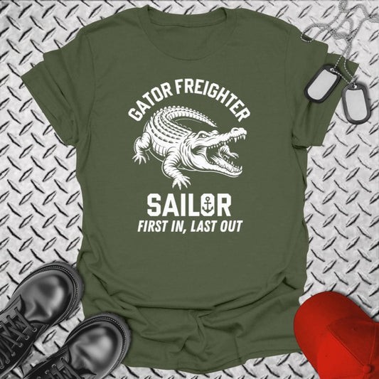 NavyHumor T-Shirt Military Green / S Gator Freighter Sailor T-shirt