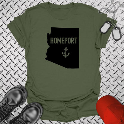 NavyHumor T-Shirt Military Green / S Homeport Arizona T-shirt