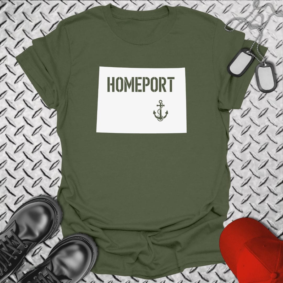 NavyHumor T-Shirt Military Green / S Homeport Colorado T-shirt