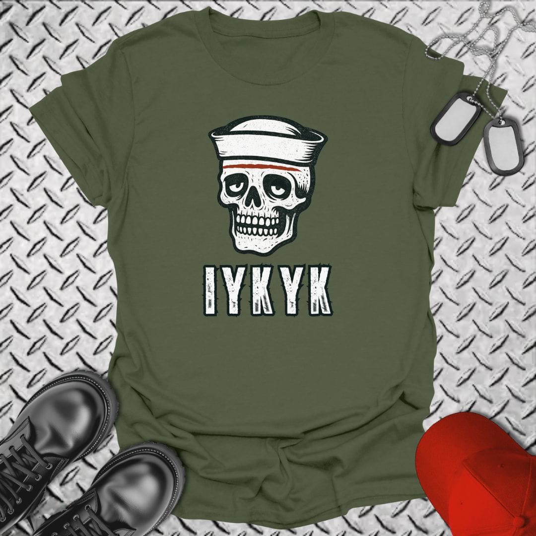 NavyHumor T-Shirt Military Green / S IYKYK - Door Gash T-Shirt