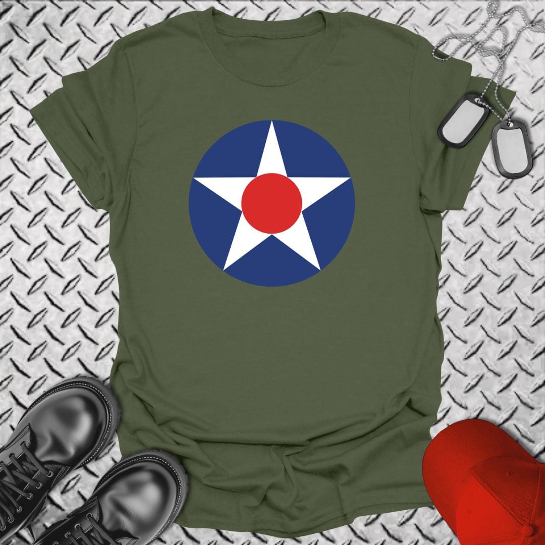 NavyHumor T-Shirt Military Green / S Naval Aviation Roundel - 1917 T-shirt