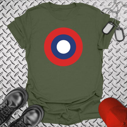 NavyHumor T-Shirt Military Green / S Naval Aviation Roundel - 1918 T-shirt