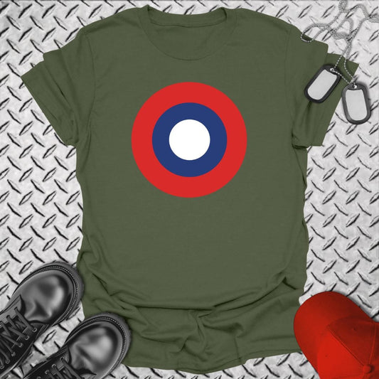NavyHumor T-Shirt Military Green / S Naval Aviation Roundel - 1918 T-shirt