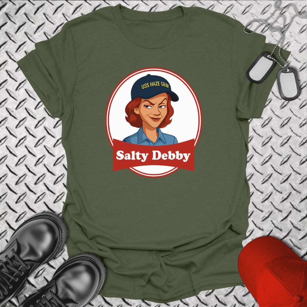 NavyHumor T-Shirt Military Green / S Salty Debby T-shirt