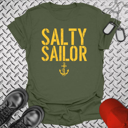 NavyHumor T-Shirt Military Green / S Salty Sailor T-shirt