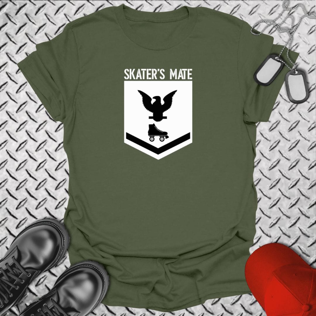 NavyHumor T-Shirt Military Green / S Skater's Mate T-shirt