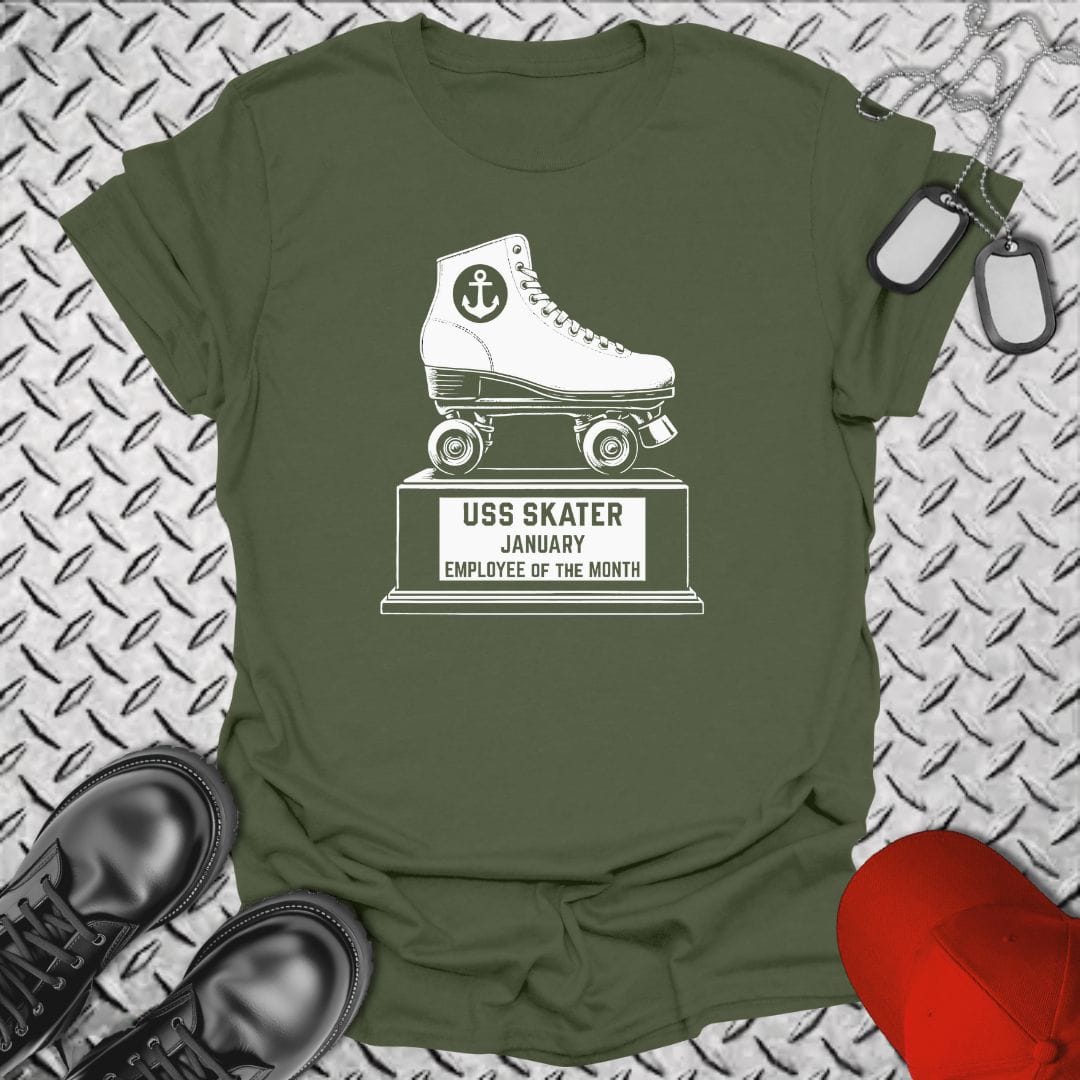 NavyHumor T-Shirt Military Green / S Skater Trophy