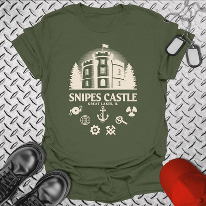 NavyHumor T-Shirt Military Green / S Snipes Castle T-shirt