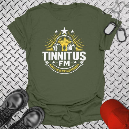 NavyHumor T-Shirt Military Green / S Tinnitus FM T-shirt