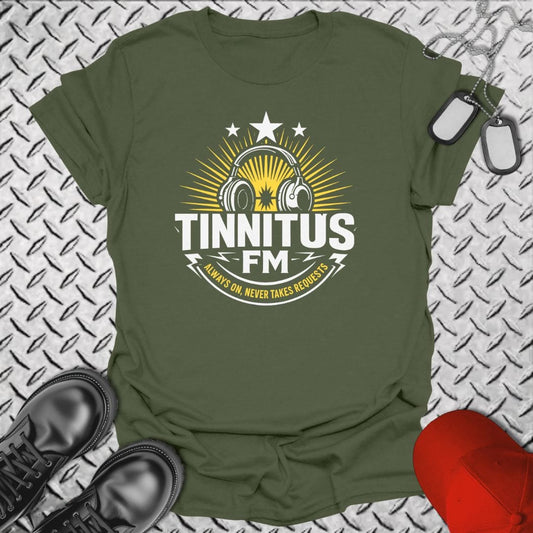 NavyHumor T-Shirt Military Green / S Tinnitus FM T-shirt