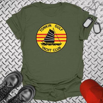 NavyHumor T-Shirt Military Green / S Tonkin Gulf Yacht Club T-shirt