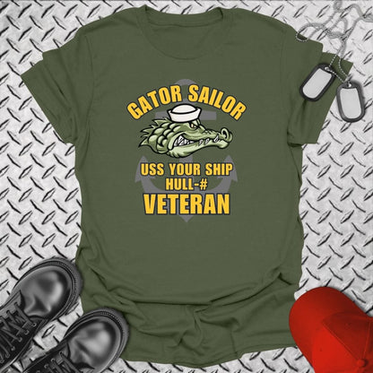 NavyHumor T-Shirt Military Green / S "Your Command" Gator Sailor T-shirt