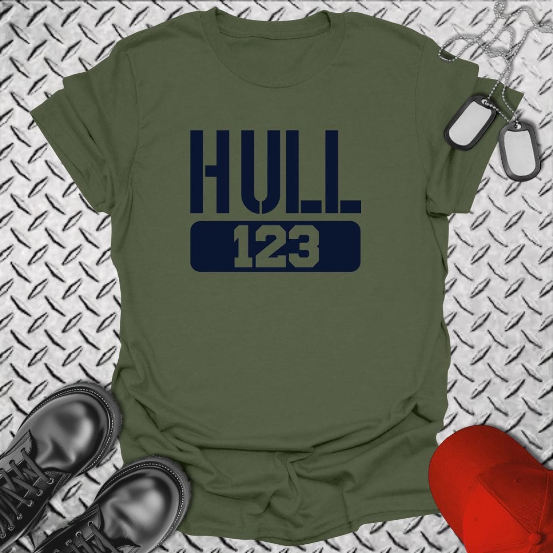 NavyHumor T-Shirt Military Green / S "Your Command" Hull/Squadron Number T-shirt