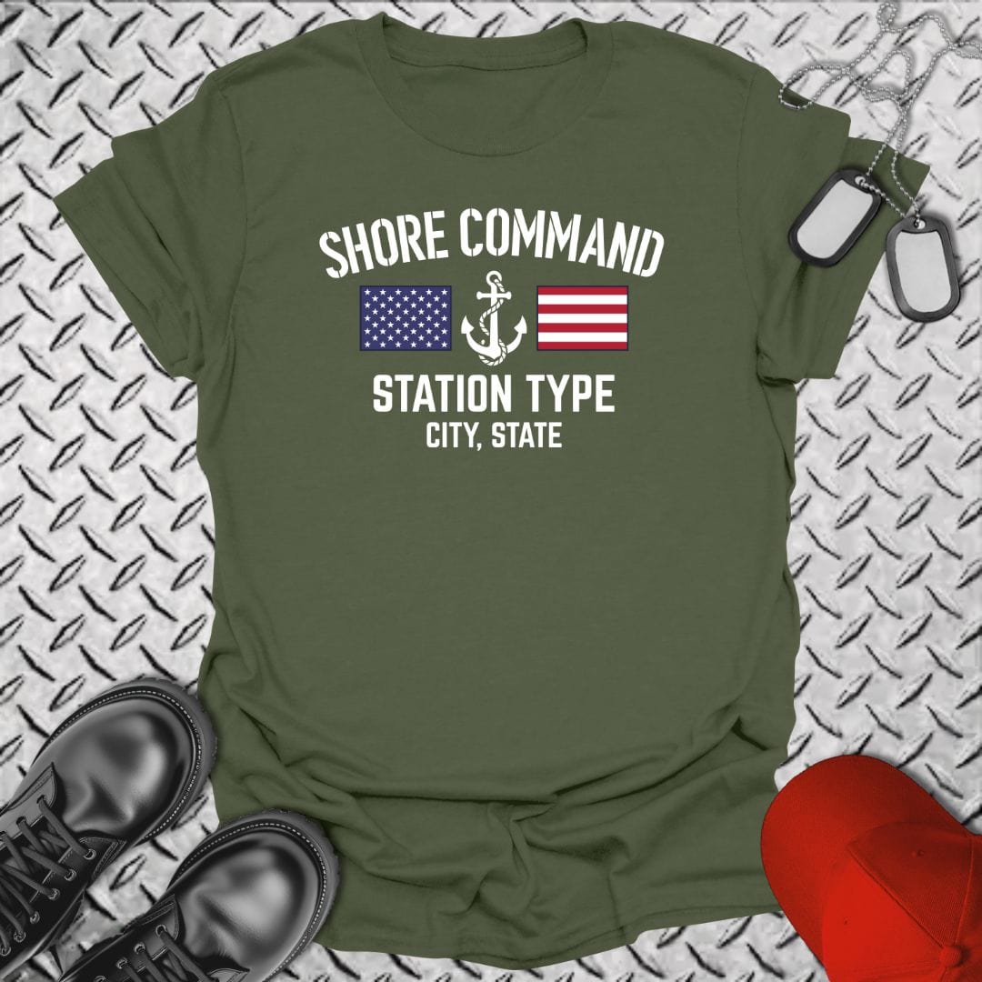 NavyHumor T-Shirt Military Green / S "Your Command" - Shore Facility T-shirt