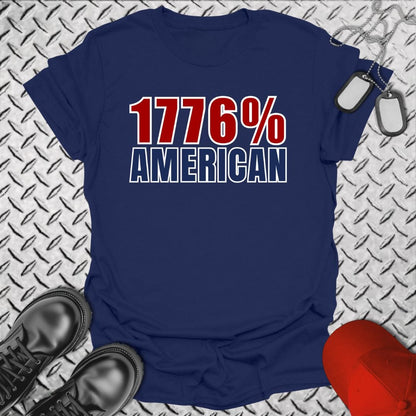 NavyHumor T-Shirt Navy / S 1776% American T-shirt