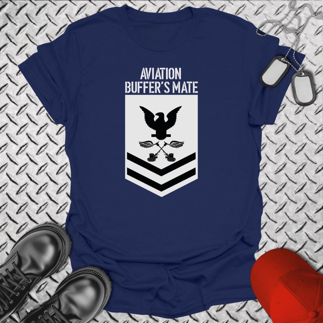 NavyHumor T-Shirt Navy / S Aviation Buffer's Mate PO2 T-shirt