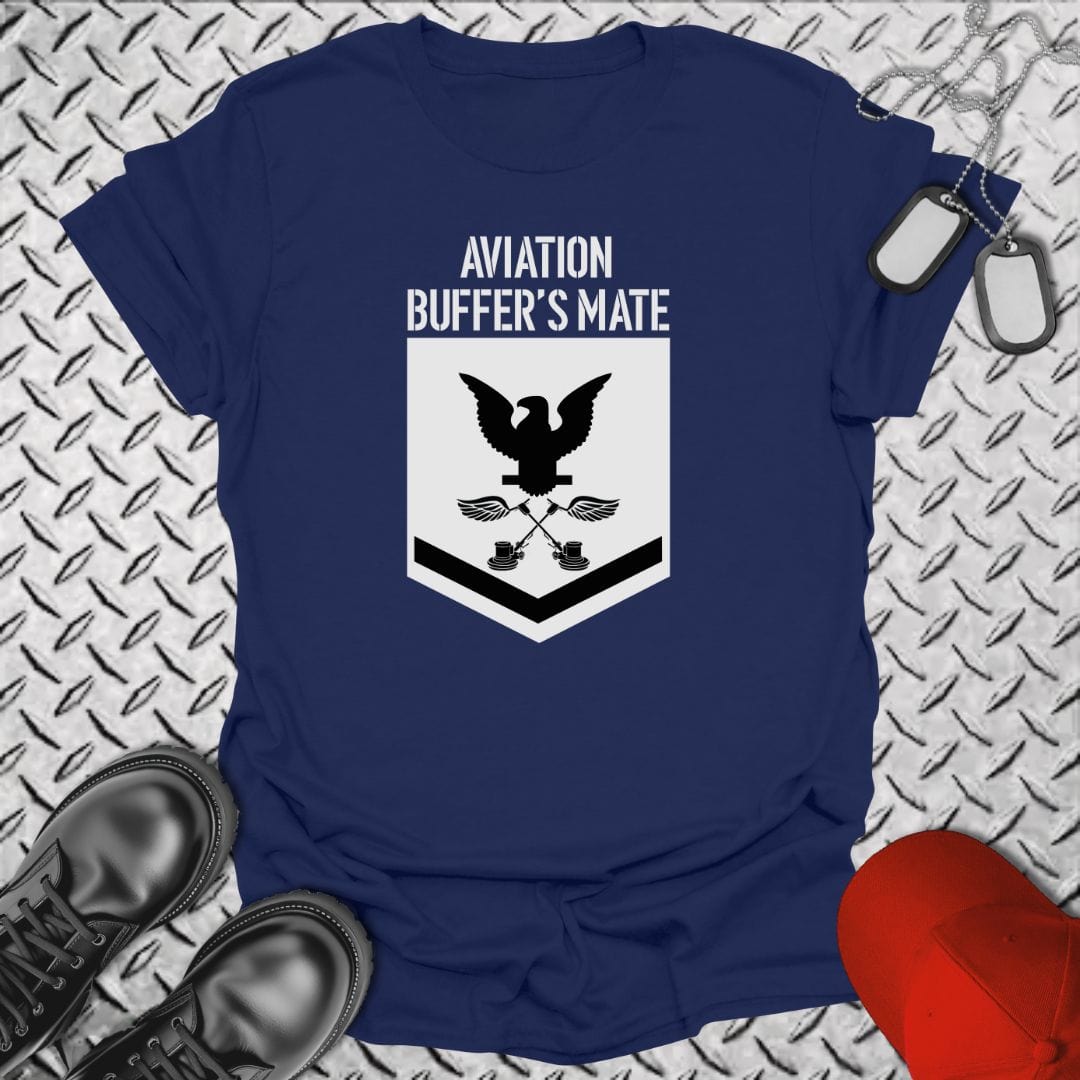 NavyHumor T-Shirt Navy / S Aviation Buffer's Mate PO3 T-shirt