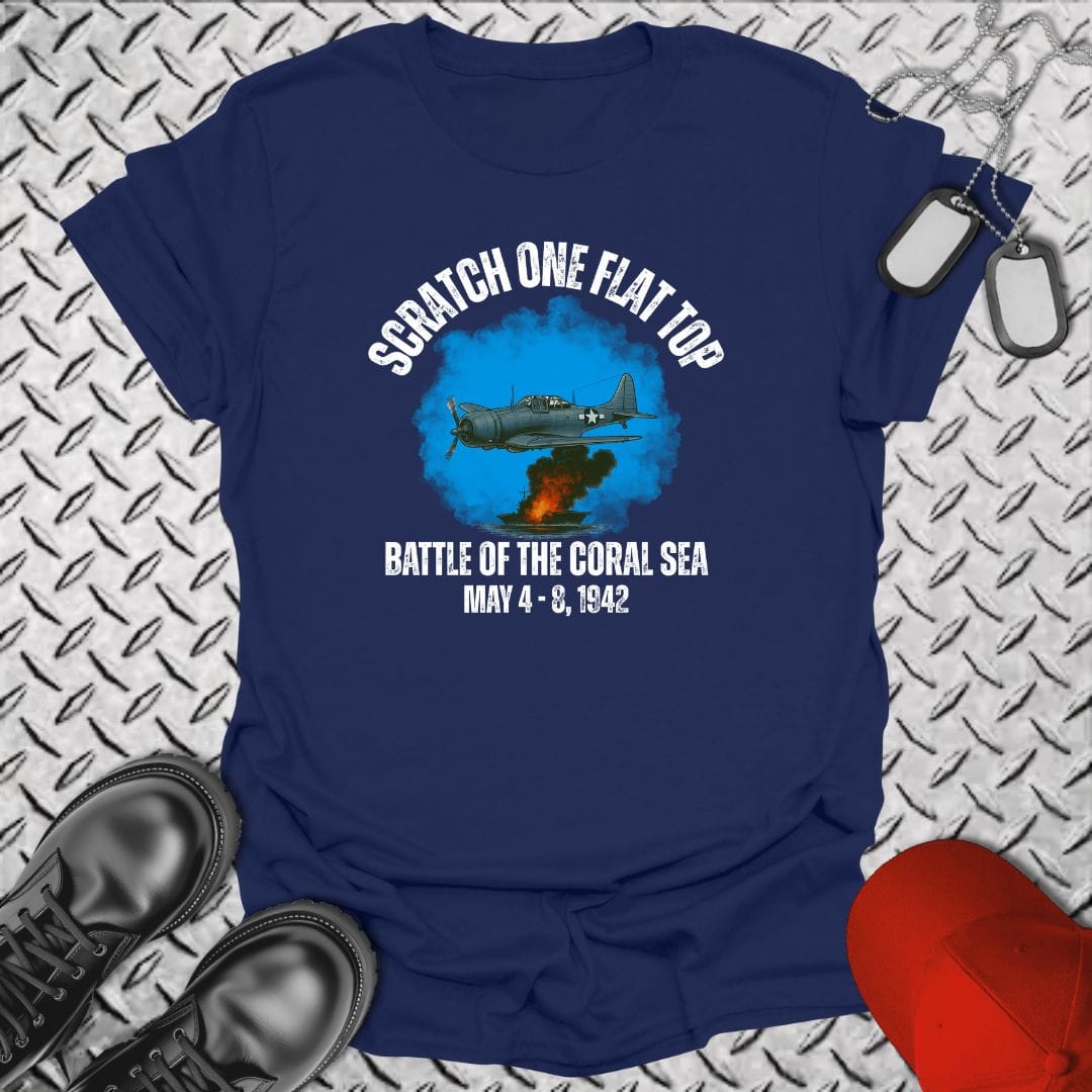 NavyHumor T-Shirt Navy / S Battle of the Coral Sea T-shirt
