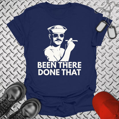 NavyHumor T-Shirt Navy / S Been There, Done That T-shirt