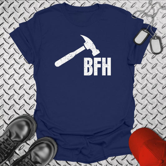 NavyHumor T-Shirt Navy / S Big F'ing Hammer T-shirt