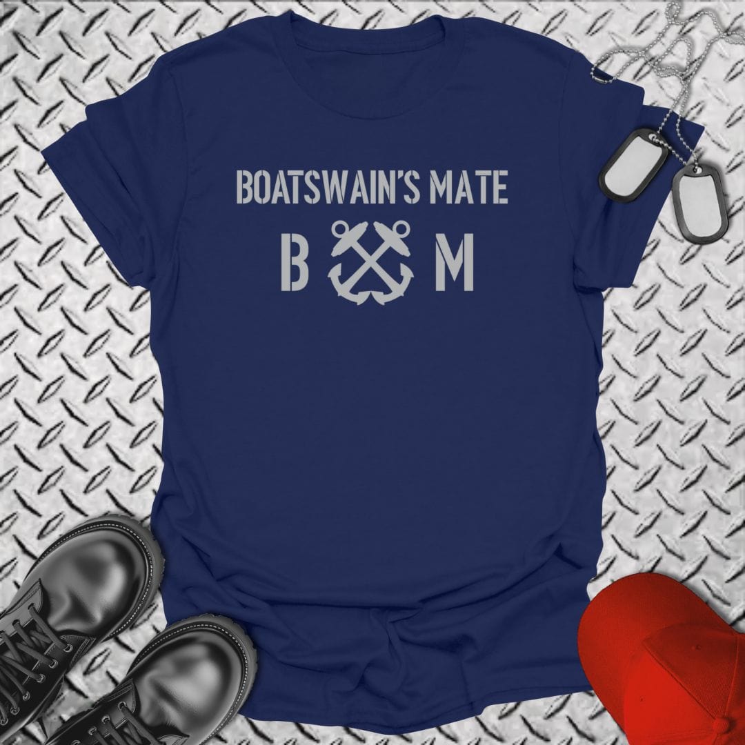 NavyHumor T-Shirt Navy / S Boatswain's Mate (BM) Insignia T-shirt