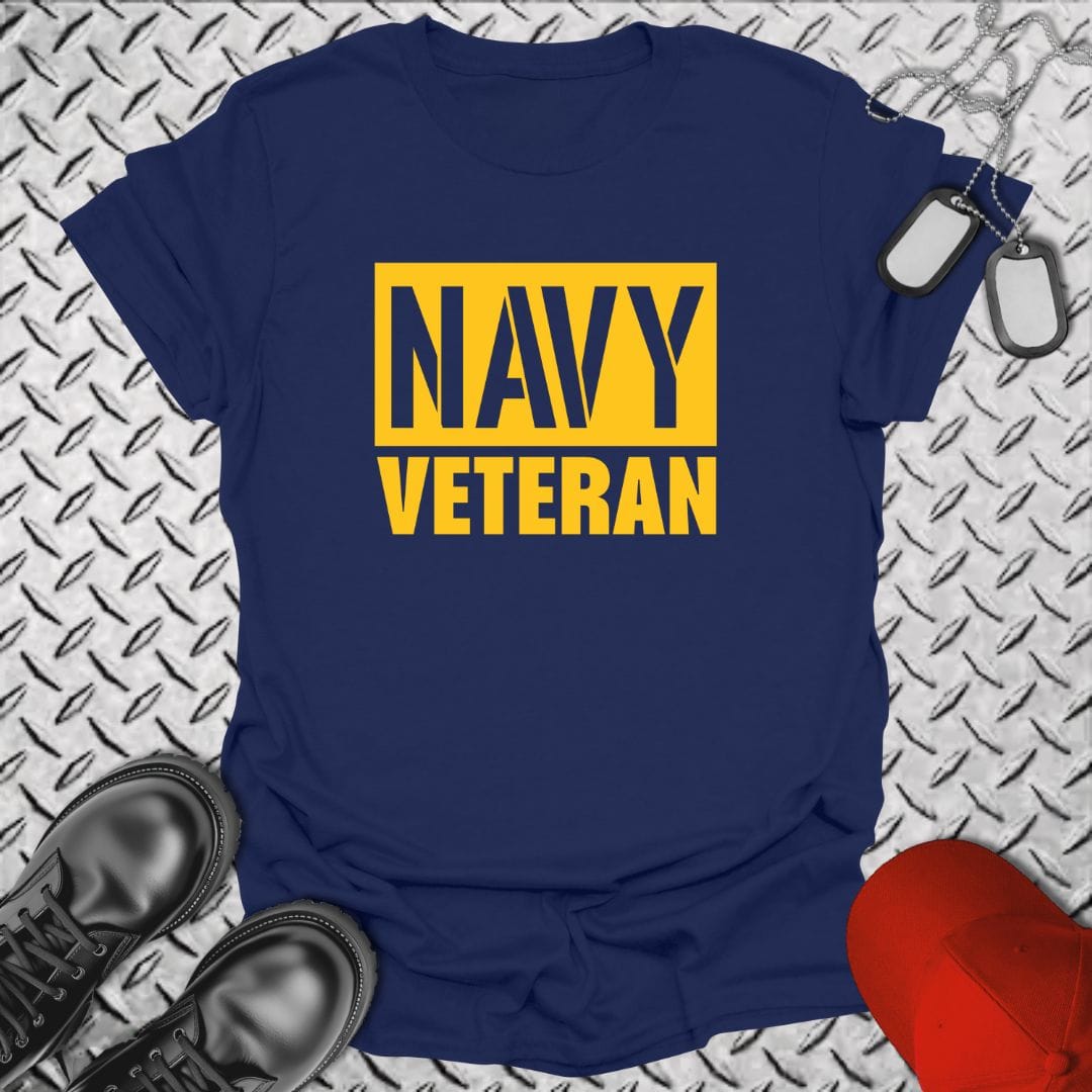 NavyHumor T-Shirt Navy / S Bold Navy Veteran T-shirt