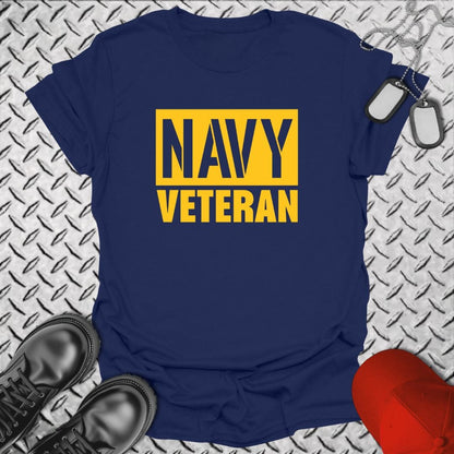 NavyHumor T-Shirt Navy / S Bold Navy Veteran T-shirt