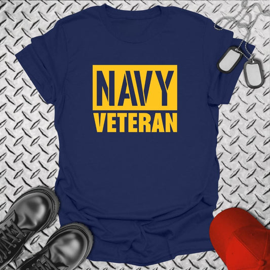 NavyHumor T-Shirt Navy / S Bold Navy Veteran T-shirt