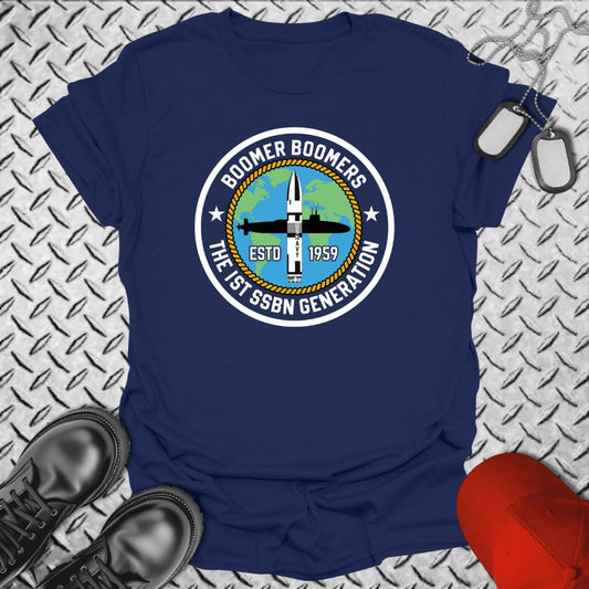 NavyHumor T-Shirt Navy / S Boomer Boomers T-shirt