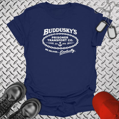 NavyHumor T-Shirt Navy / S Buddusky's Prisoner Transport