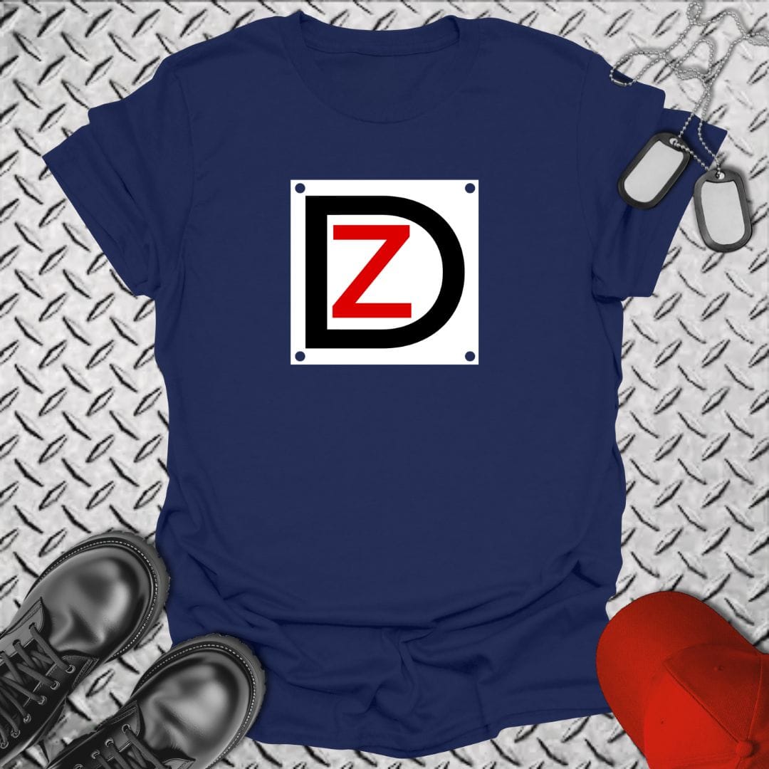 NavyHumor T-Shirt Navy / S Dog Zebra