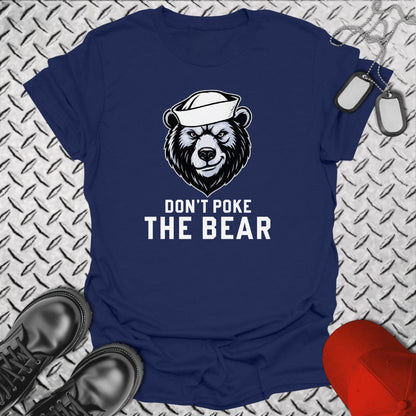 NavyHumor T-Shirt Navy / S Don't Poke The Bear