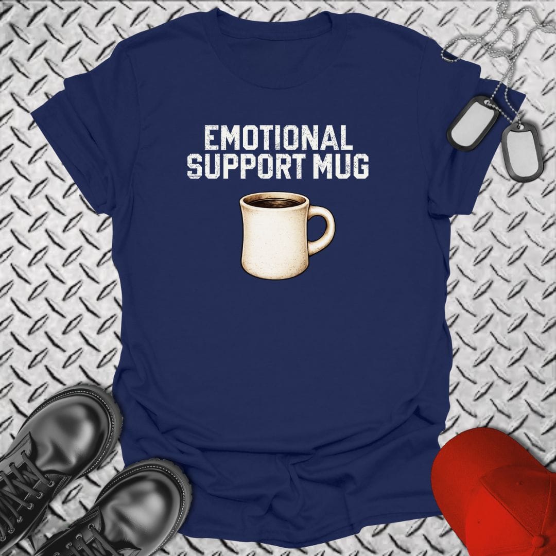 NavyHumor T-Shirt Navy / S Emotional Support Mug