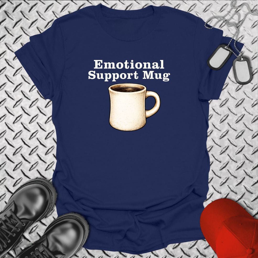 NavyHumor T-Shirt Navy / S Emotional Support Mug
