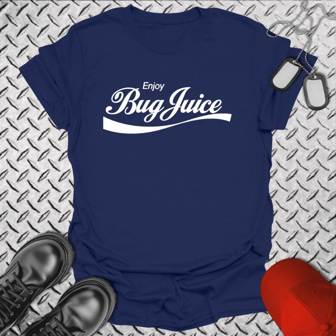 NavyHumor T-Shirt Navy / S Enjoy Bug Juice
