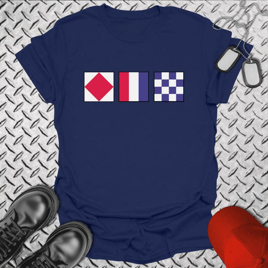 NavyHumor T-Shirt Navy / S FTN Signal Flag T-shirt