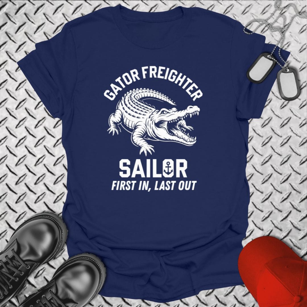 NavyHumor T-Shirt Navy / S Gator Freighter Sailor T-shirt