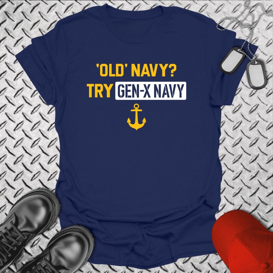 NavyHumor T-Shirt Navy / S Gen-X Navy T-shirt
